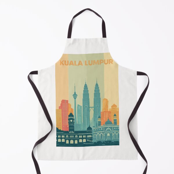 Item preview, Kuala Lumpur Cityscape with Petronas Towers and Masjid Jamek designed and sold by Places On Earth.