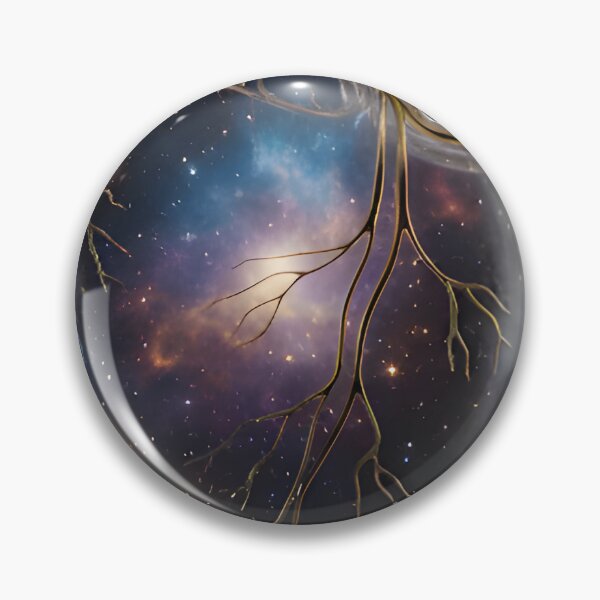 Item preview, Celestial Heart - Glass Anatomical Nebula & Golden Arteries designed and sold by ArtCrafter13.