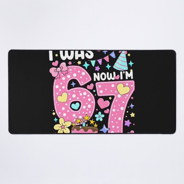 Item preview, 7 Year Old Birthday I was 6 Now I'm 7 67 Funny Kids Girls designed and sold by KathieFaugh.