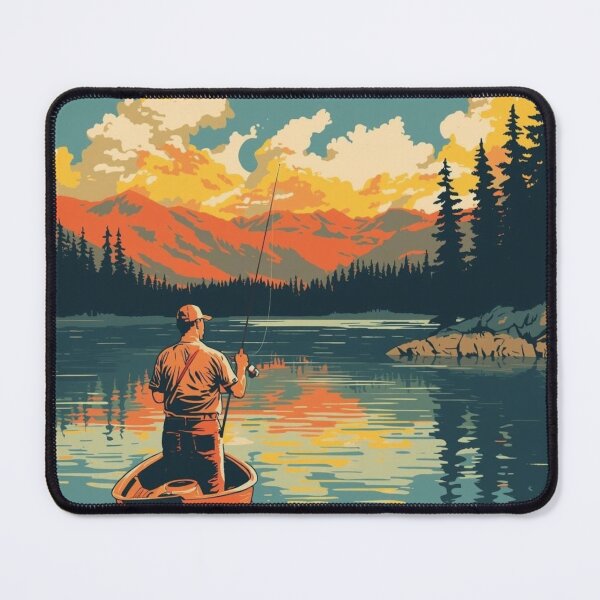 Item preview, LAKE OF THE WOODS Canada Fishing  designed and sold by PamLeeDesign.