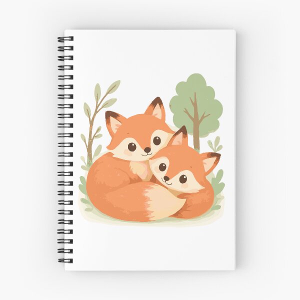 Item preview, Cute fox couple in the forest designed and sold by Pineapple-Tree.