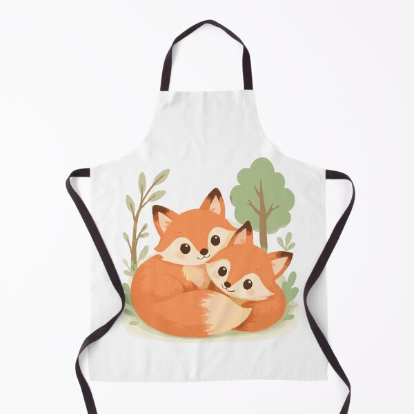 Item preview, Cute fox couple in the forest designed and sold by Pineapple-Tree.