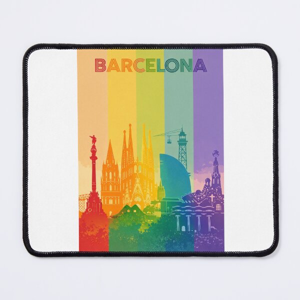 Item preview, Barcelona Skyline with Sagrada Família, Park Güell and Columbus Monument designed and sold by Aryabek.