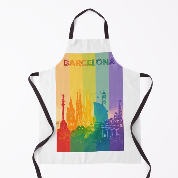 Item preview, Barcelona Skyline with Sagrada Família, Park Güell and Columbus Monument designed and sold by Aryabek.