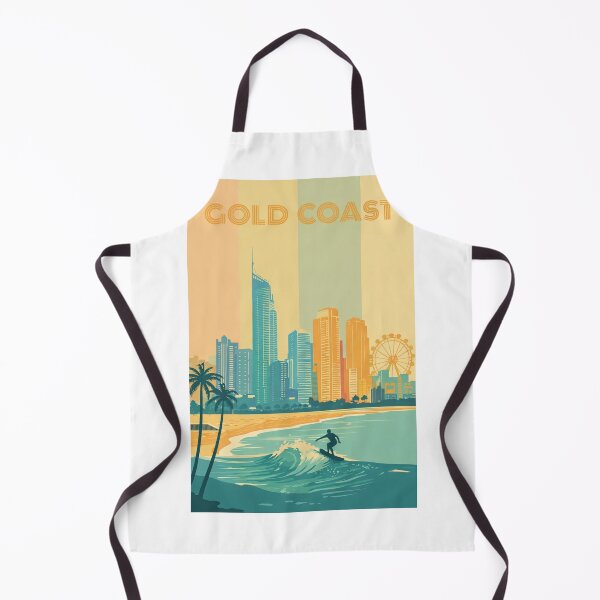 Item preview, Gold Coast Skyline with Q1 Tower, Surfer and Ferris Wheel designed and sold by Aryabek.