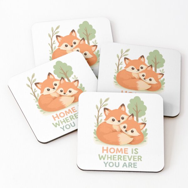 Item preview, Cute fox couple in the forest designed and sold by Pineapple-Tree.