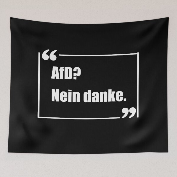 Item preview, AfD? No thanks – For democracy designed and sold by Sunset Syndicate.