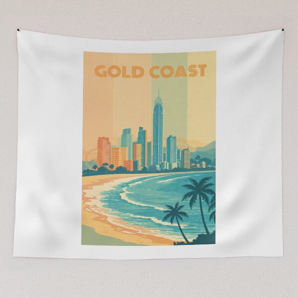 Item preview, Gold Coast City View with Q1 Tower and Curving Beachfront designed and sold by Aryabek.