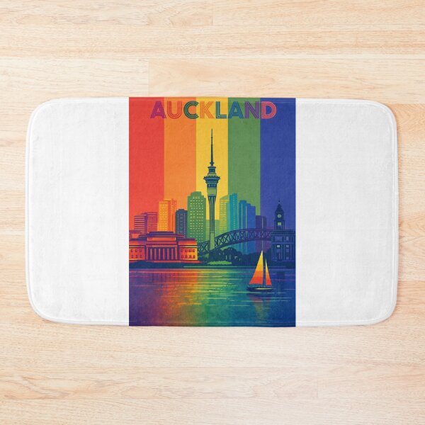 Item preview, Auckland Harbour View with Sky Tower and Ferry Building designed and sold by Aryabek.