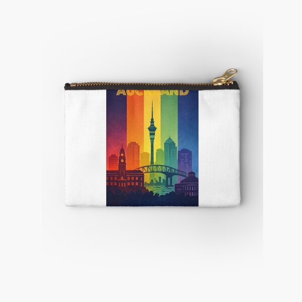Item preview, Auckland Skyline with Sky Tower, Harbour Bridge and Ferry Building designed and sold by Aryabek.
