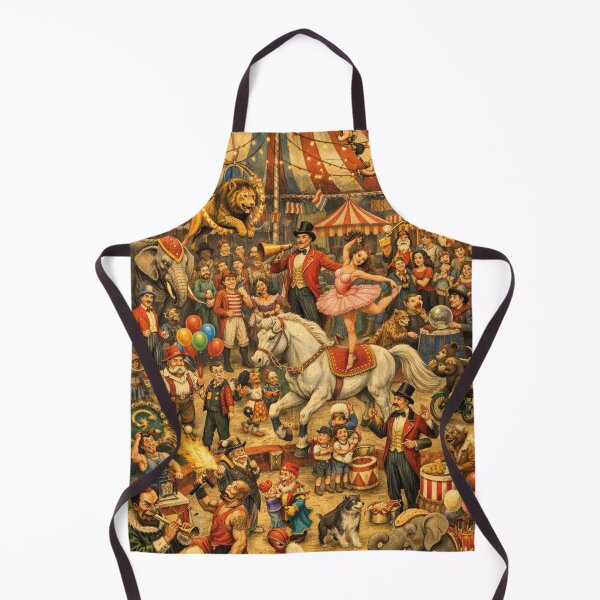 Item preview, Historical Circus Hidden Object Picture – Ringing Time Vintage Collage designed and sold by Mauswohn.