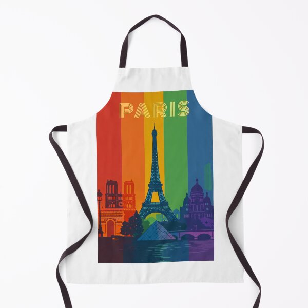 Item preview, Eiffel Tower and Paris Landmarks with Louvre and Seine River designed and sold by Aryabek.