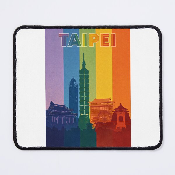 Item preview, Taipei Skyline with Taipei 101, Chiang Kai-shek Memorial and Ferris Wheel designed and sold by Aryabek.