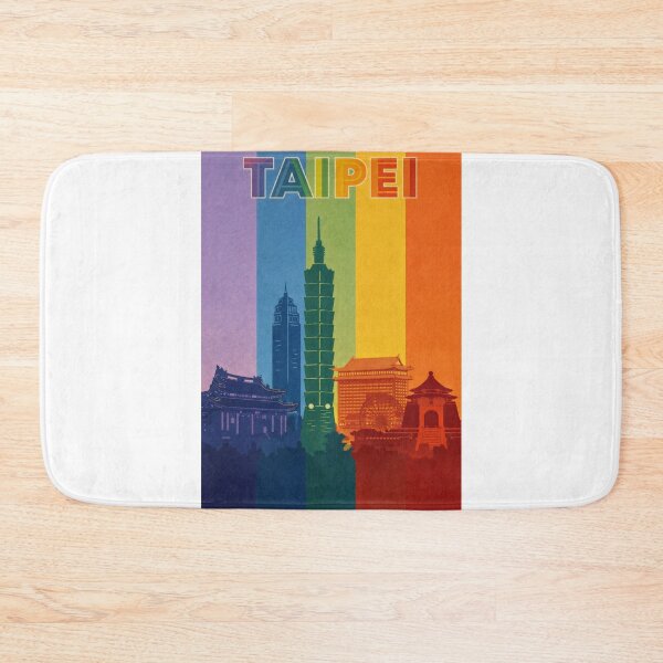 Item preview, Taipei Skyline with Taipei 101, Chiang Kai-shek Memorial and Ferris Wheel designed and sold by Aryabek.