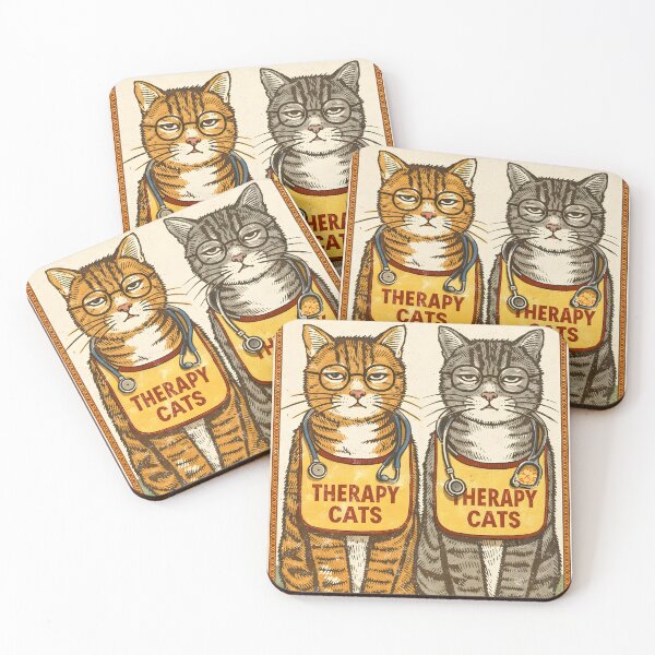 Item preview, Therapy Cats designed and sold by Matinez Pink.