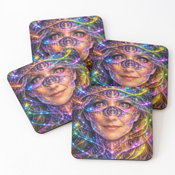 Item preview, Psychedelic Fractal Self Portrait designed and sold by ttrimm.
