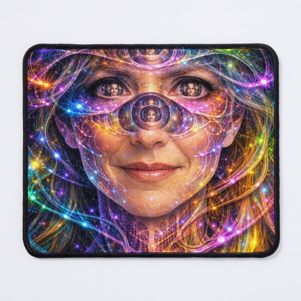 Item preview, Psychedelic Fractal Self Portrait designed and sold by ttrimm.