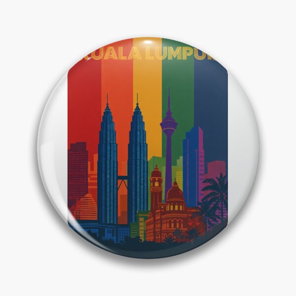 Item preview, Kuala Lumpur Skyline with Petronas Towers and Sultan Abdul Samad Building designed and sold by Aryabek.