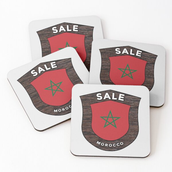 Item preview, Sale Morocco | Flag Shield Travel Emblem designed and sold by World Designs.