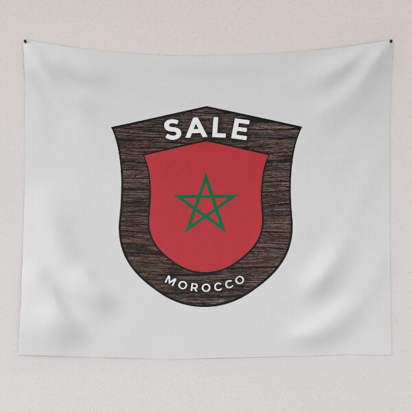 Item preview, Sale Morocco | Flag Shield Travel Emblem designed and sold by World Designs.