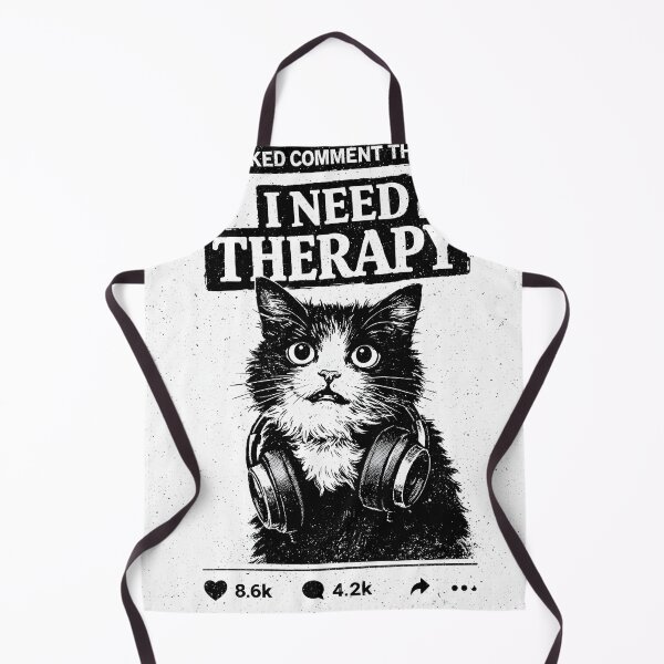 Item preview, Relatable Therapy Cat designed and sold by Matinez Pink.
