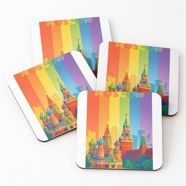 Item preview, Colorful Moscow View Featuring Kremlin Towers and Saint Basil’s Cathedral designed and sold by Aryabek.