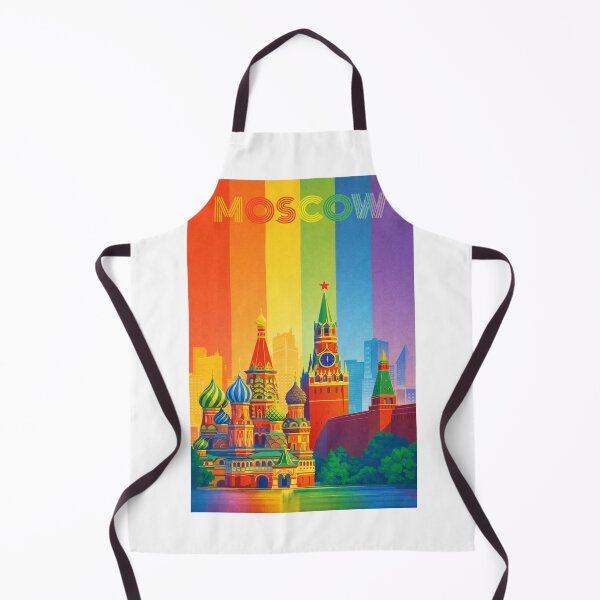 Item preview, Colorful Moscow View Featuring Kremlin Towers and Saint Basil’s Cathedral designed and sold by Aryabek.