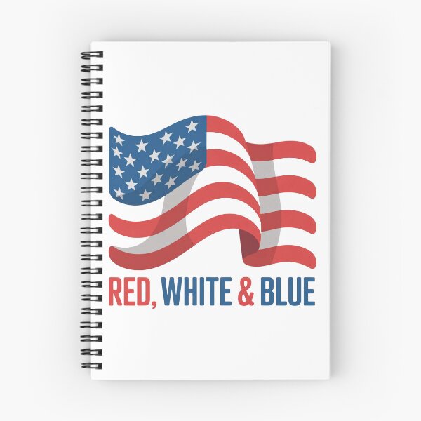 Item preview, Modern Red White & Blue Flag Day Patriotic Shirt designed and sold by KapiPrint.