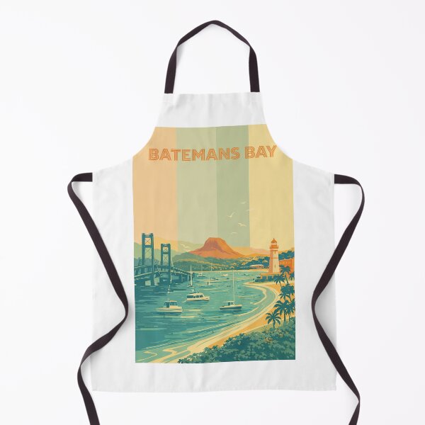 Item preview, Batemans Bay Harbour with Lighthouse, Boats and Coastal Bridge designed and sold by Aryabek.