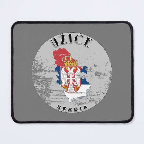Item preview, Užice Serbia Flag Worn designed and sold by World Designs.