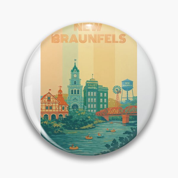Item preview, New Braunfels Riverfront with Faust Hotel and Historic Architecture designed and sold by Aryabek.
