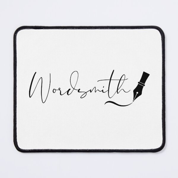 Item preview, Wordsmith – Minimal Script Typography Writer Design designed and sold by PKDWriterMerch.