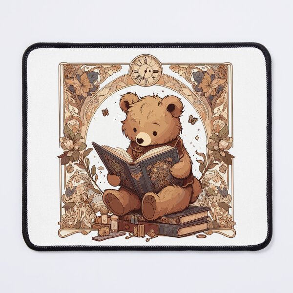 Item preview, Reading Bear – Cute design for book lovers designed and sold by Pineapple-Tree.