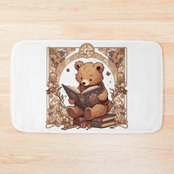 Item preview, Reading Bear – Cute design for book lovers designed and sold by Pineapple-Tree.