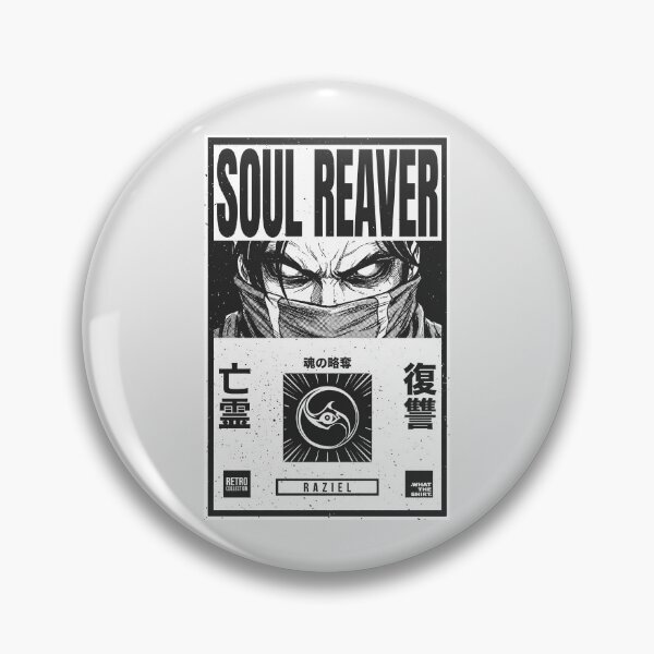 Item preview, Raziel Soul Reaver - Retro Manga Style designed and sold by WHAT THE SHIRT.