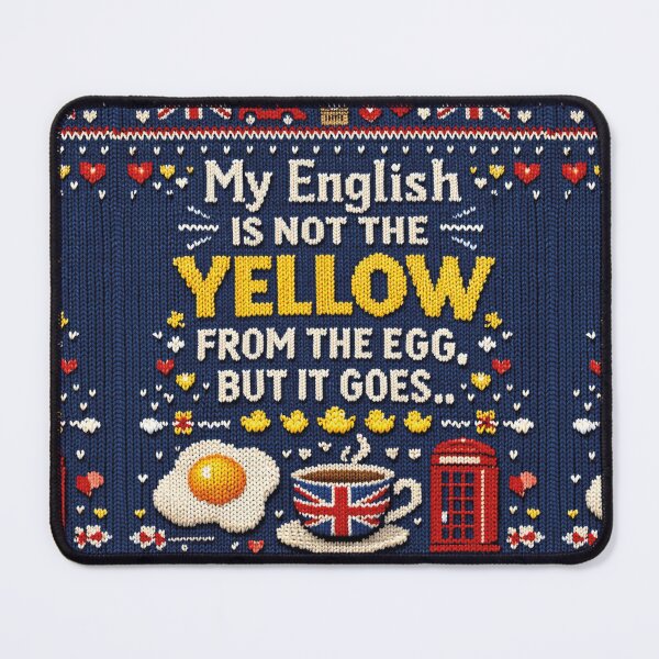 Item preview, Denglish Knit Design – Not the Yellow from the Egg designed and sold by Mauswohn.