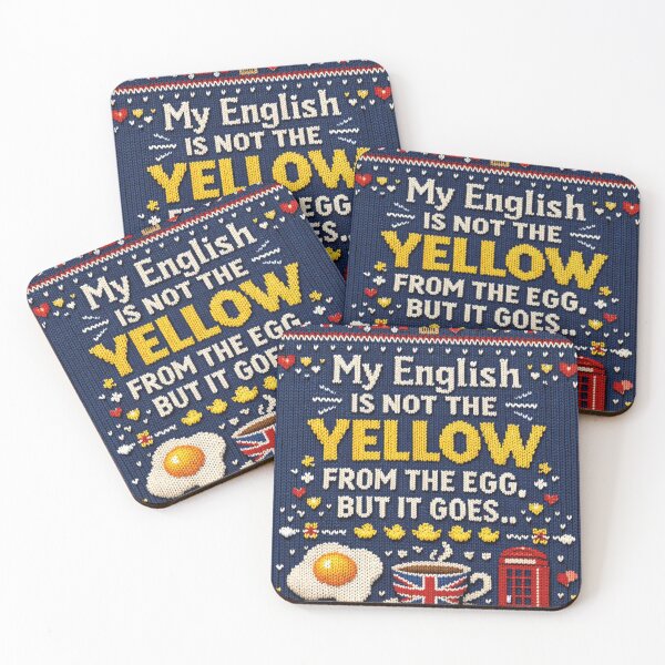 Item preview, Denglish Knit Design – Not the Yellow from the Egg designed and sold by Mauswohn.