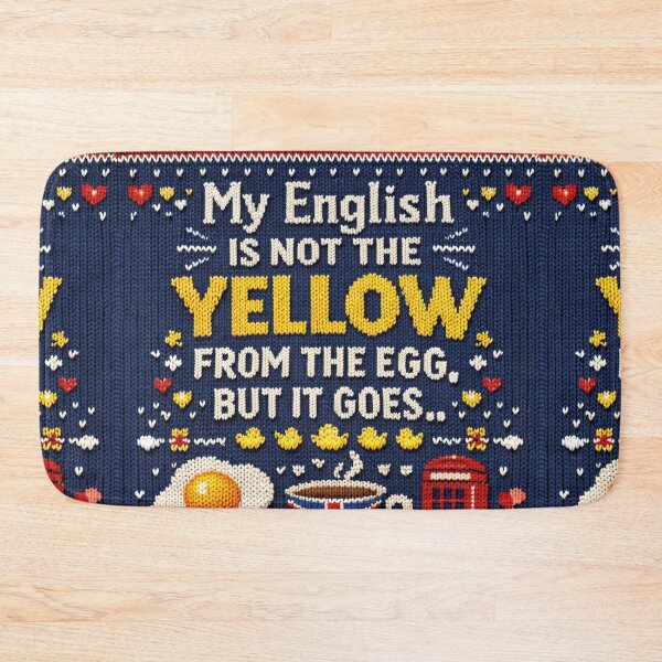 Item preview, Denglish Knit Design – Not the Yellow from the Egg designed and sold by Mauswohn.