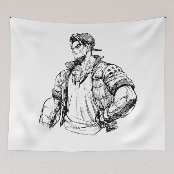 Item preview, Luke Street Fighter 6 SF6 designed and sold by bapupa.