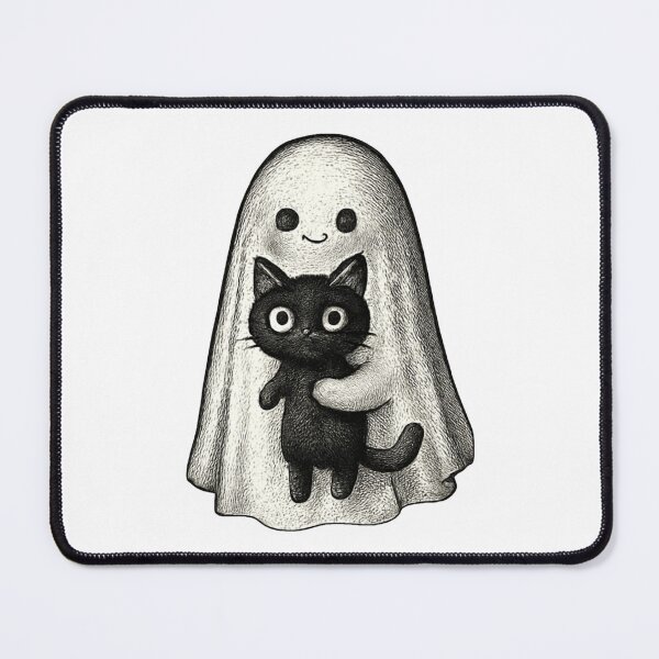 Item preview, Ghosty & Black Kitty Buddy designed and sold by Crooked Cypress Coven.