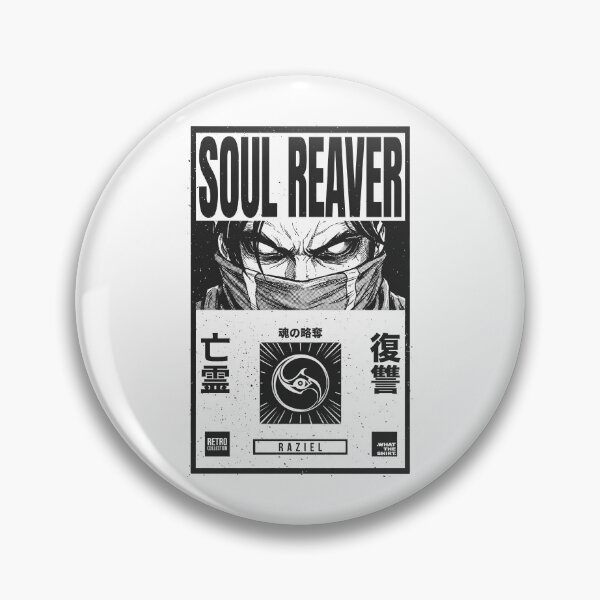 Item preview, Raziel Soul Reaver - Retro Manga Style Transparent Ver. designed and sold by WHAT THE SHIRT.