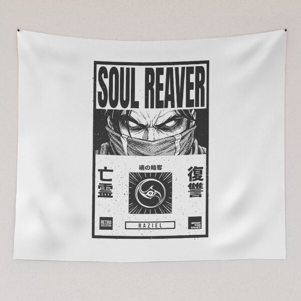Item preview, Raziel Soul Reaver - Retro Manga Style Transparent Ver. designed and sold by WHAT THE SHIRT.