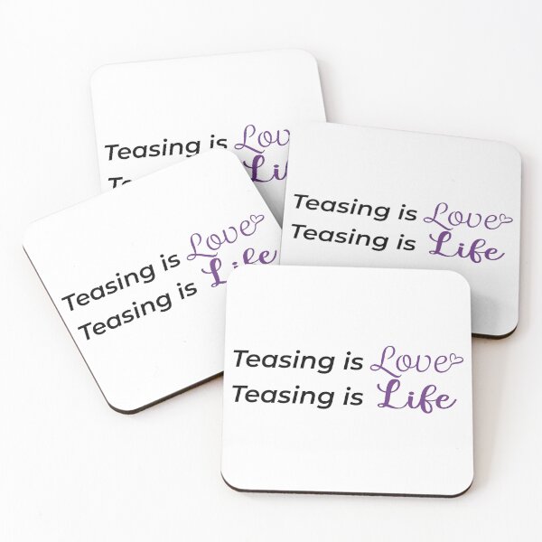 Item preview, Teasing Is Love, Teasing Is Life designed and sold by LewdLexi.