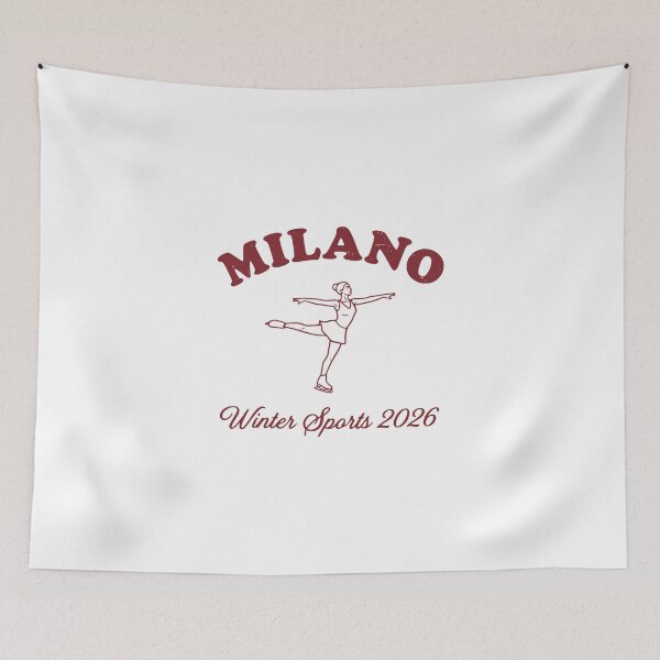 Item preview, Figure Skating Milano 2026 Vintage Winter Games designed and sold by EvrmoodCo.