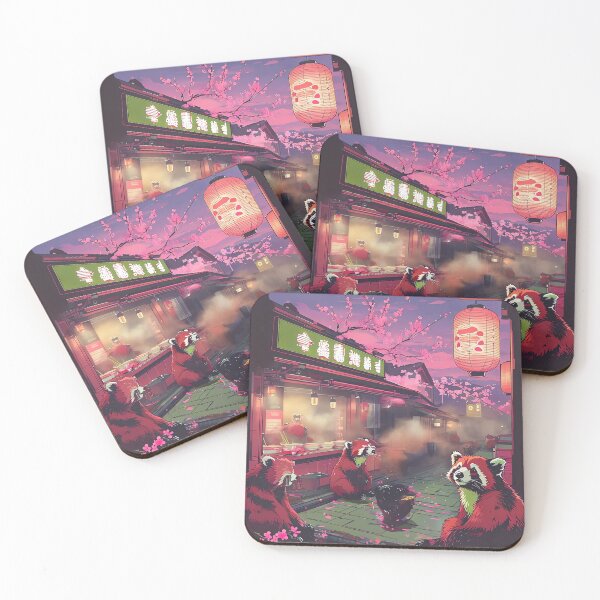 Item preview, Red Panda Noodle Bar designed and sold by ONYX Pixee.