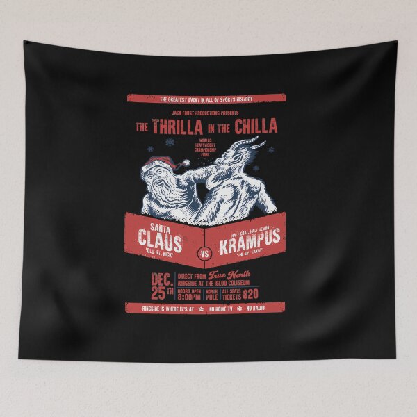 Item preview,  Santa Claus Vs Krampus The Thrilla In The Chilla designed and sold by wright18.
