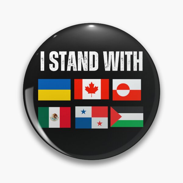 Item preview, Support and Stand with Ukraine Canada Greenland Mexico Panama Gaza  designed and sold by erozzz.