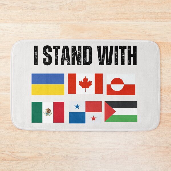 Item preview, Support and Stand with Ukraine Canada Greenland Mexico Panama Gaza  designed and sold by erozzz.