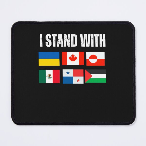 Item preview, Support and Stand with Ukraine Canada Greenland Mexico Panama Gaza designed and sold by erozzz.