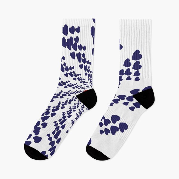 Item preview, Deep Indigo Flying Hearts Mandala designed and sold by OIL Pattern Design .